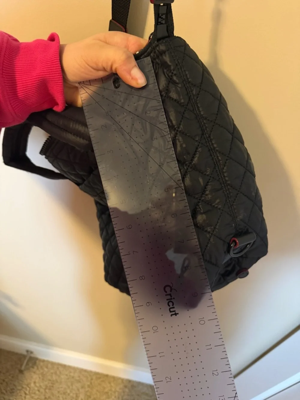 MZ Wallace Small Metro Tote Deluxe – Black Quilted Crossbody + Wallet – Like New - Picture 8 of 11